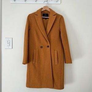 J Crew Daphne topcoat Italian boiled wool